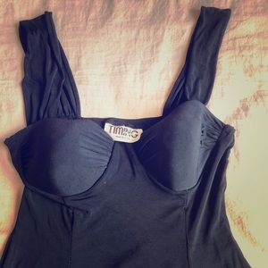 Vintage 90s black dress.